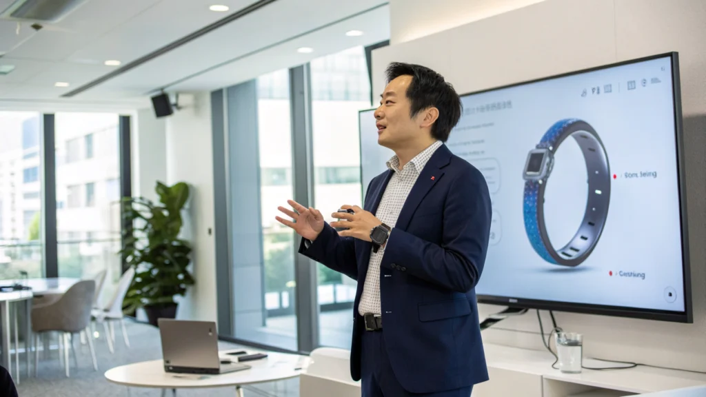 スマートリング ビジネスシーン